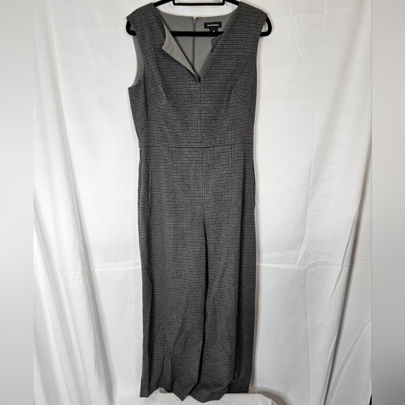 Club Monaco Pants - Grey plaid sleeveless jumpsuit Club Monaco in size 10 business casual career NWT